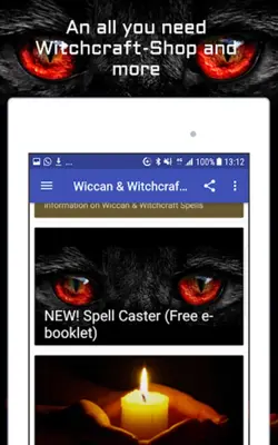 Wiccan & Witchcraft Spells APP android App screenshot 1